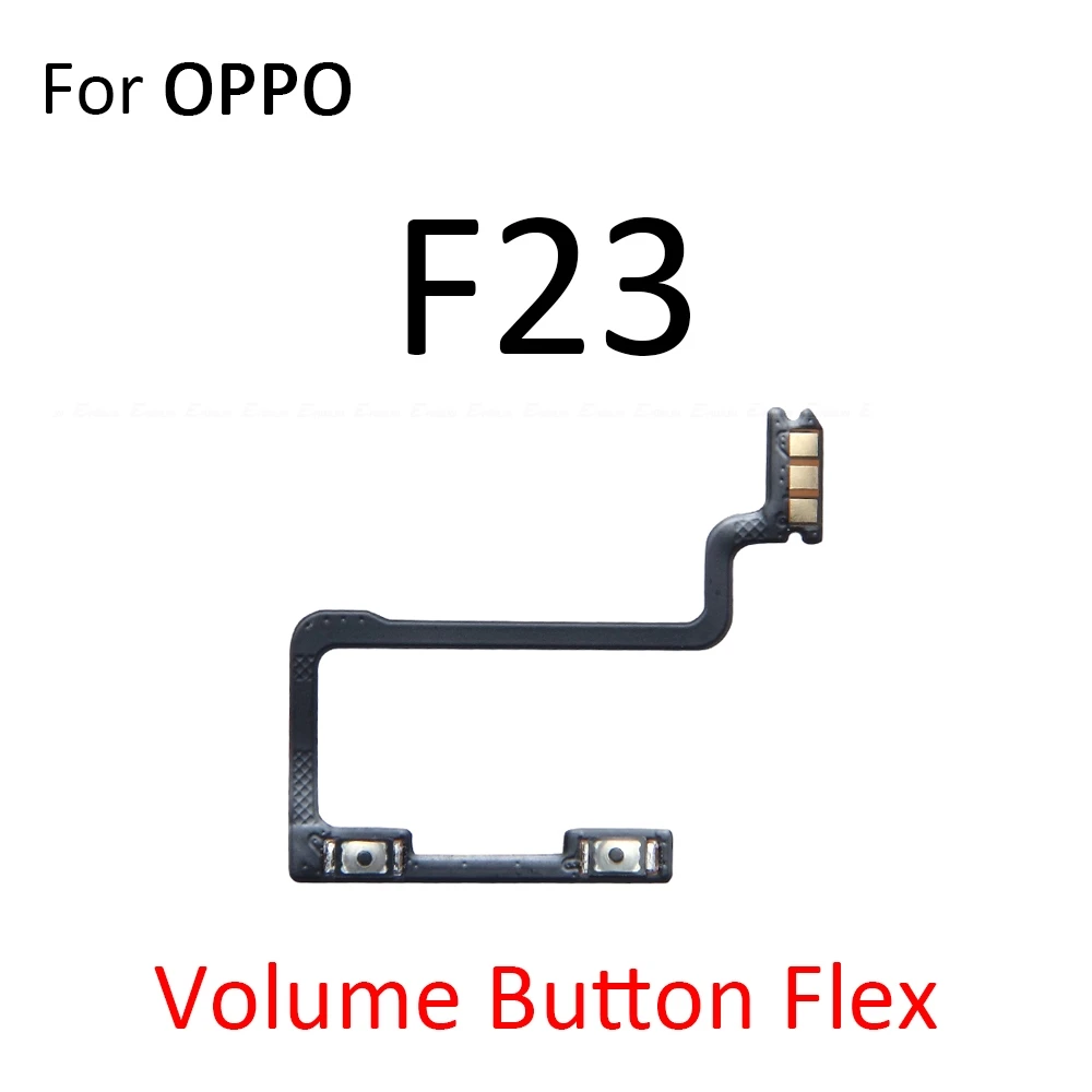 مفتاح تشغيل وإيقاف مفتاح كتم الصوت الصامت زر الشريط الكابلات المرنة لأجزاء OPPO F19 F21 F21s F23 F25 F27 Pro Plus 4G 5G #4