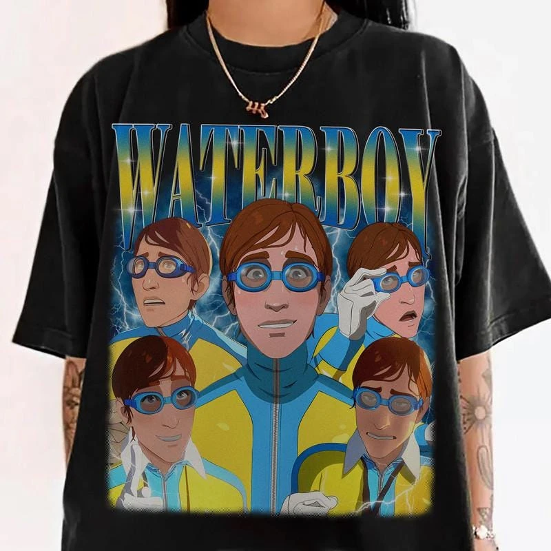 T-shirt Waterboy Bootleg, T-shirt rétro en hommage à Herman, T-shirt Dispatch, T-shirt Herman, T-shirt super-héros Dispatch, T-shirt SDN