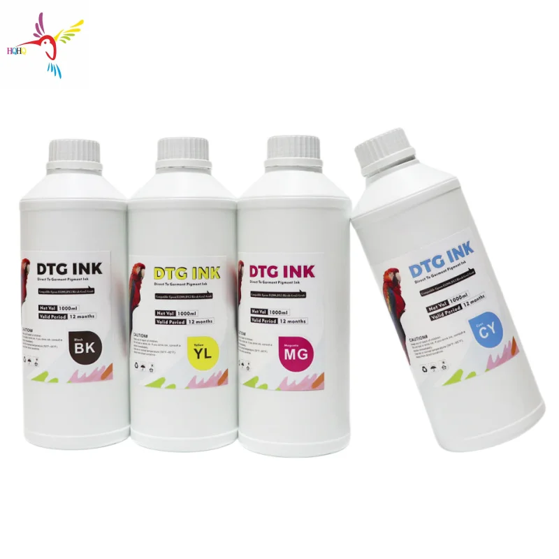 High quality Textile DTG Ink for epson 4880.7880,1390.F2000.L800 Printers 1000ml