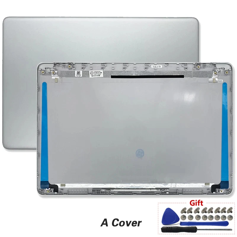 

New For 15-DW 15S-DU DY DR 250 255 G8 TPN-C139 Laptop LCD Back Cover Front Bezel Hinge Palmrest Bottom Case L52012-001 Silver