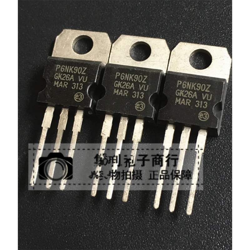 5PCS-20PCS STP6NK90Z P6NK90Z TO-220 6A 900V MOS tube N channel brand new original