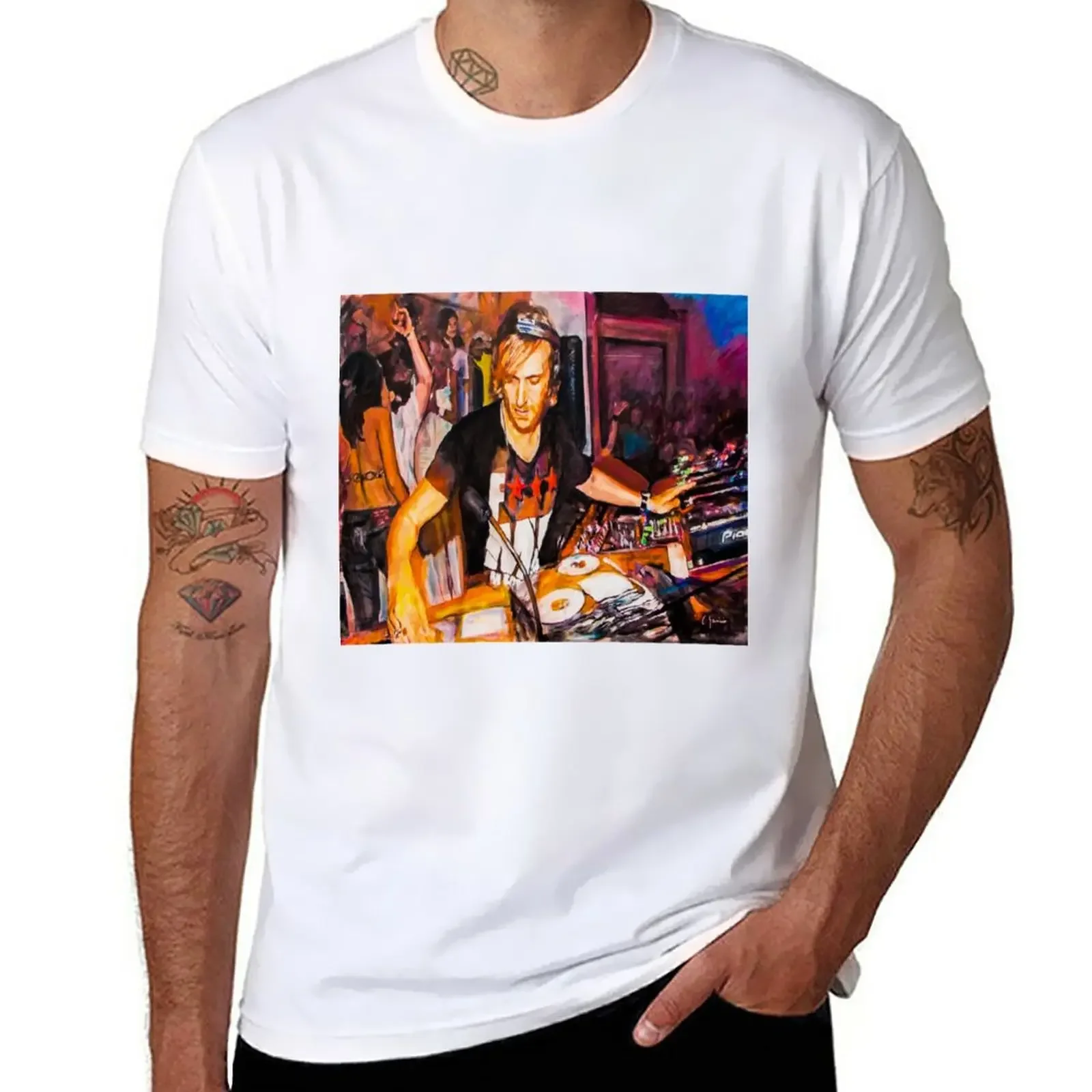 DJ David Guetta at Pacha, Ibiza T-Shirt sweat boys animal print summer clothes t shirts for men pack