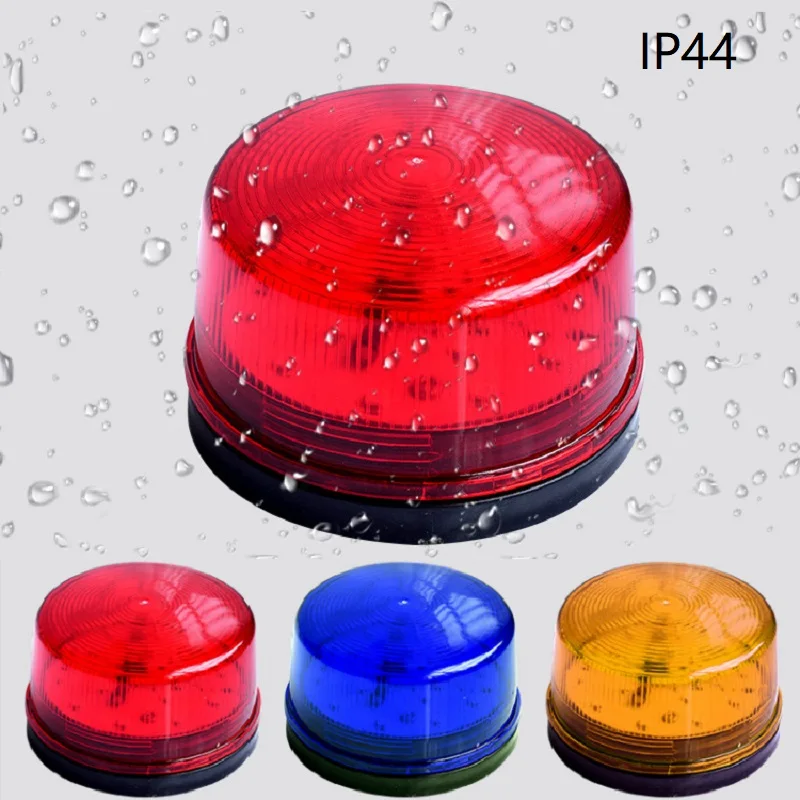 

10pcs/set 12V/24V/220V Strobe Siren Alarm Safely Security Alarm Strobe Anti-theft Alarm Warning Light Flashing Led Strobe Lamp