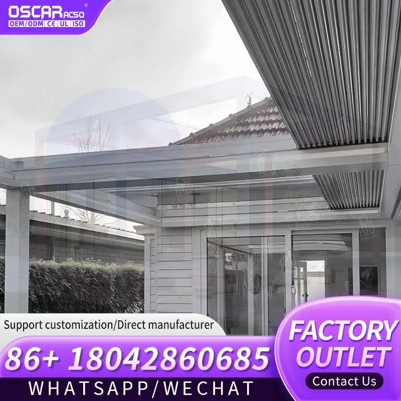 10x10 10x13 13x13 13x20 Ft Factory Wholesale OEM Modern Outdoor Bioclimatic Aluminium Louvered Pergola for Garden pergolas