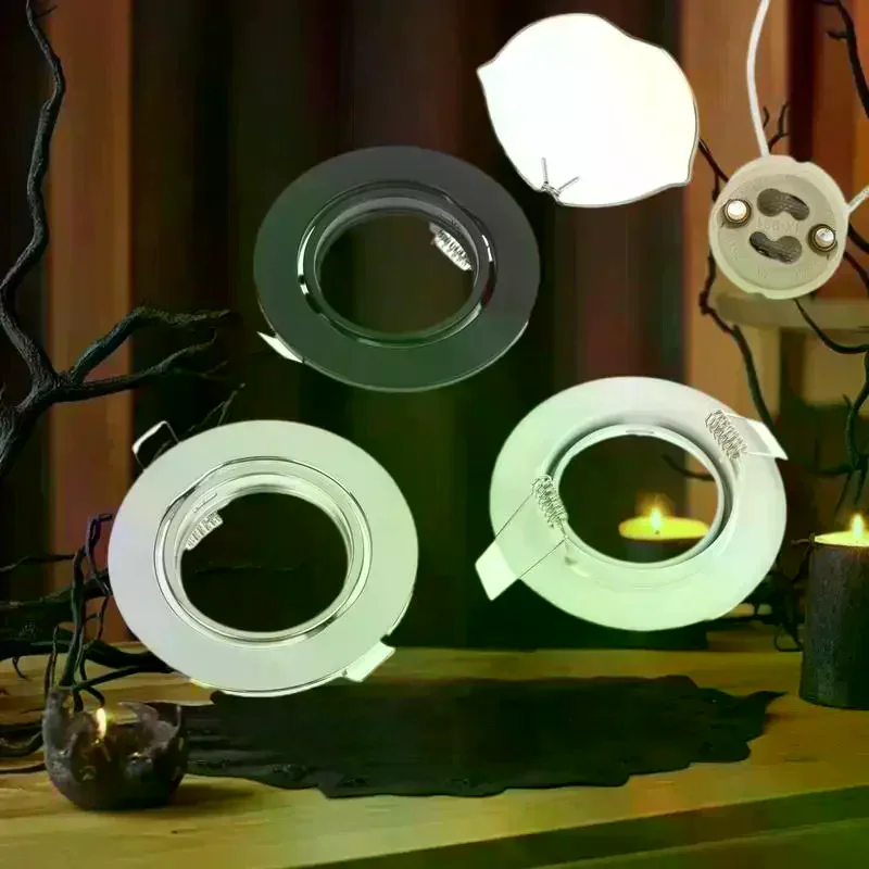 

ГОРЯЧАЯ НОВИНКА! Комплект рамок для светодиодных светильников GU10/MR16, встраиваемый держатель для светодиодных ламп-спотов