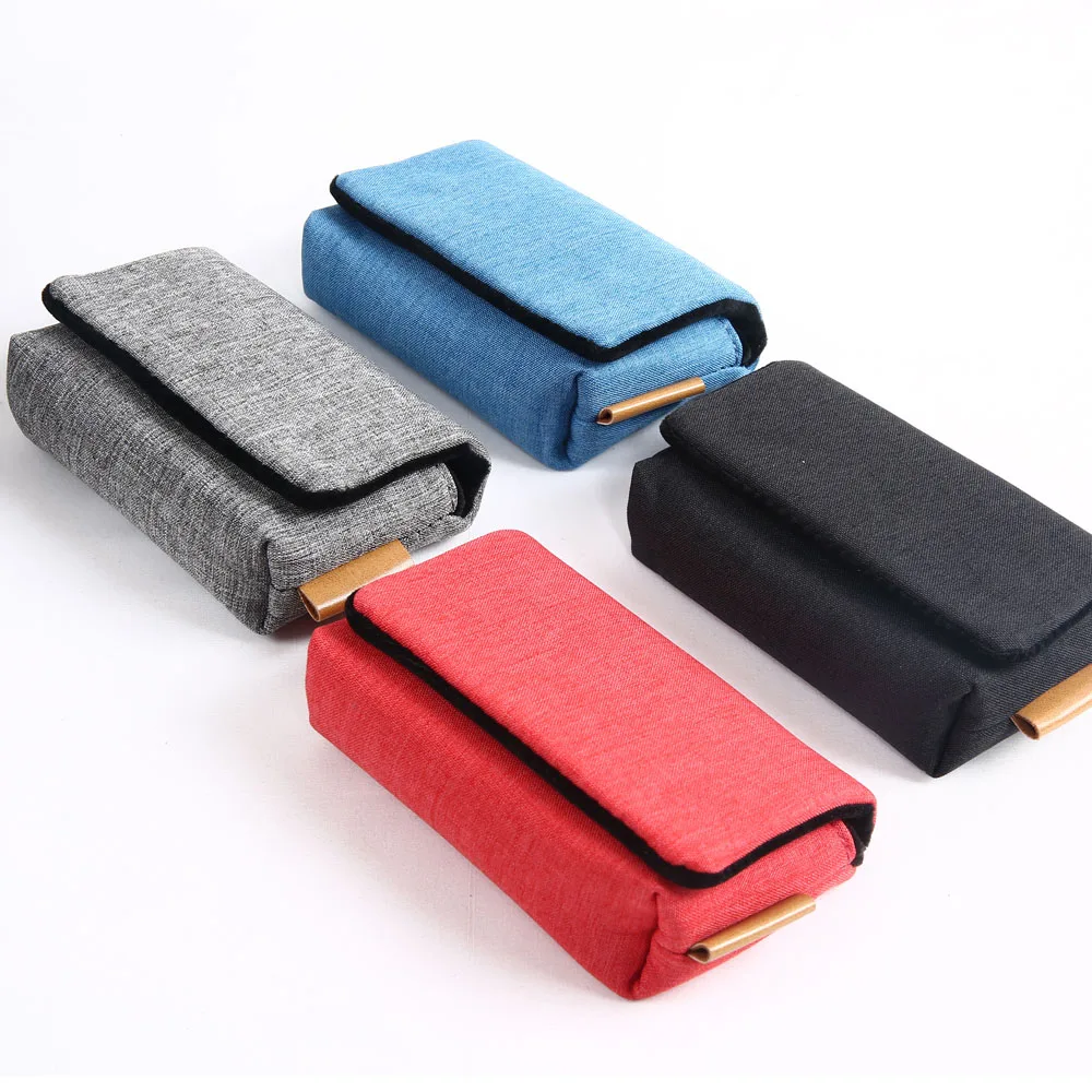 Soft Canvas Camera Case Bag For Sony RX100 HX90 WX500 WX350 Ricoh GR III G7X Panasonic LX10 Canon G7X SX730 SX740
