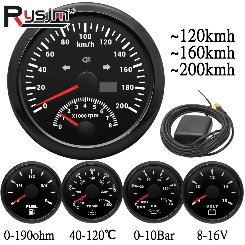 5 Gauges Set 85Mm G…