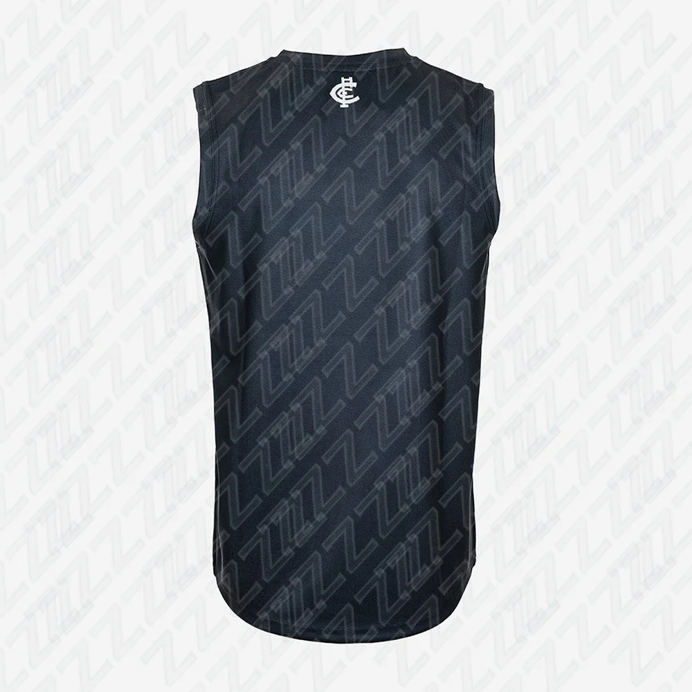 Carlton Team, Youth Training Vest, Sports and Fitness Vest, Sleeveless Australian Football Jersey, Replica Team Uniform