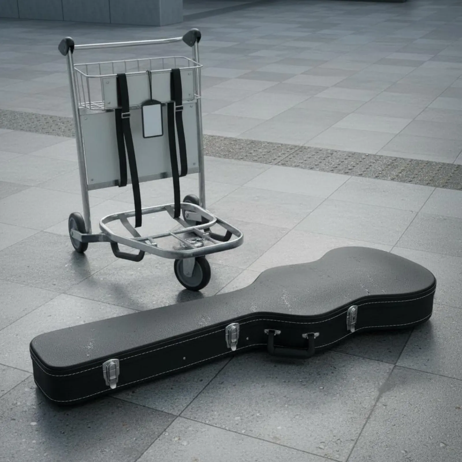

Electric Bass Guitar Case Water-Resistant Electric Bass Case Music Gear Moisture-Proof Heavy-Duty Protection