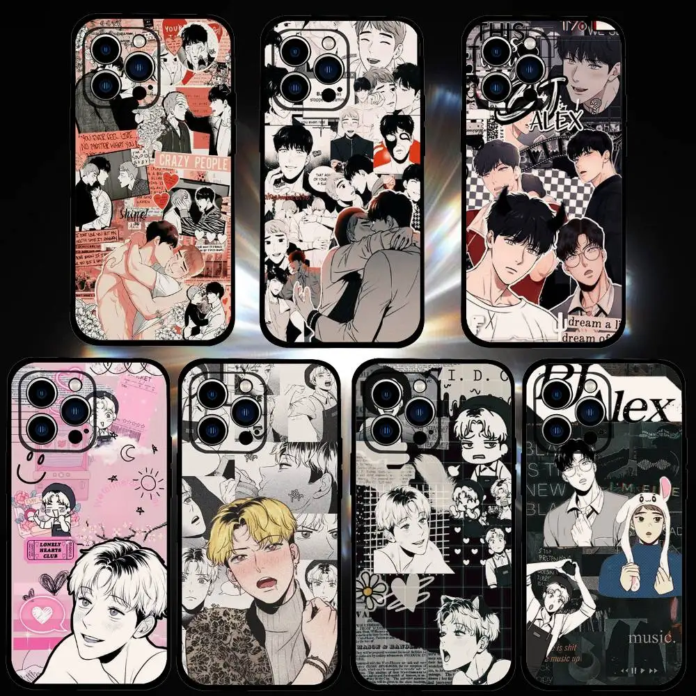 

Boy B-BJ A-Alexes Love Phone Case Soft TPU Skin-Friendly Phone Case For IPhone 17/16/15/14/13/12/11 Series: PRO, MAX, PLUS ,Mini