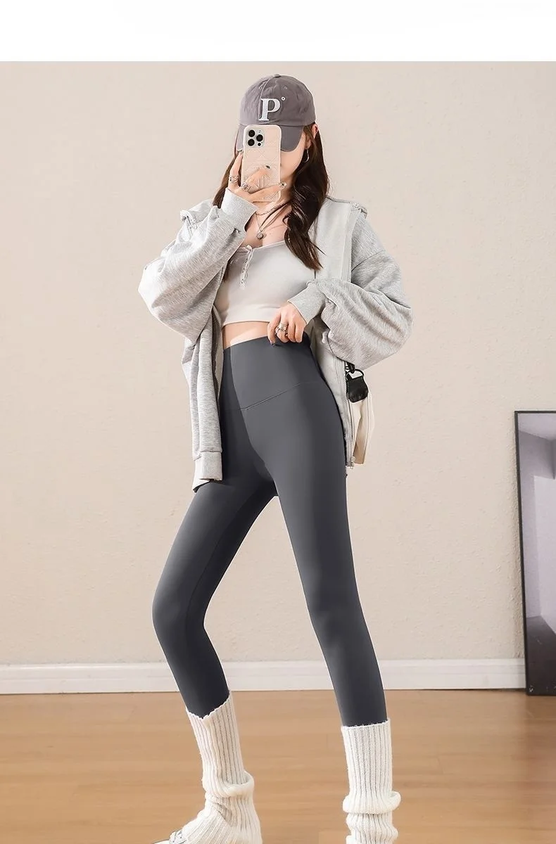 Pantaloni da yoga extra slim da donna con motivo curvo vintage fluorescente da donna in cotone al ginocchio in pizzo medio raccolto sollevare vestire le gambe a fessura divertenti