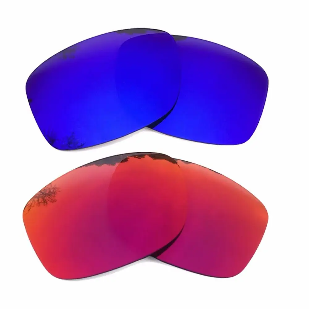 Purple Mirrored & Midnight Sun Mirrored Polarized Replacement Lenses for Oakley Jupiter Squared Frame 100% UVA & UVB