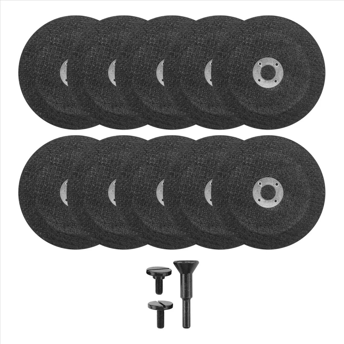 HGHO 3 inch Cut Off Wheels with 1/4 inch Mandrel Kit,Cutting Wheels Cutter Discs with 3/8 inch Arbor Hole 10pcs+1pack Mandrel