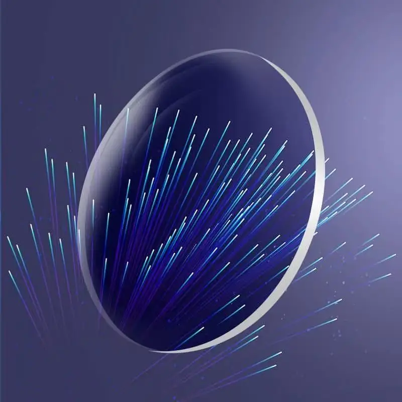 عدسة طبية مضادة للوهج نظارات للقيادة غير وهج 1.56/1.61/1.67/1.74 عدسات قصر النظر البصرية للرؤية الليلية فائقة القوة MR8 #4