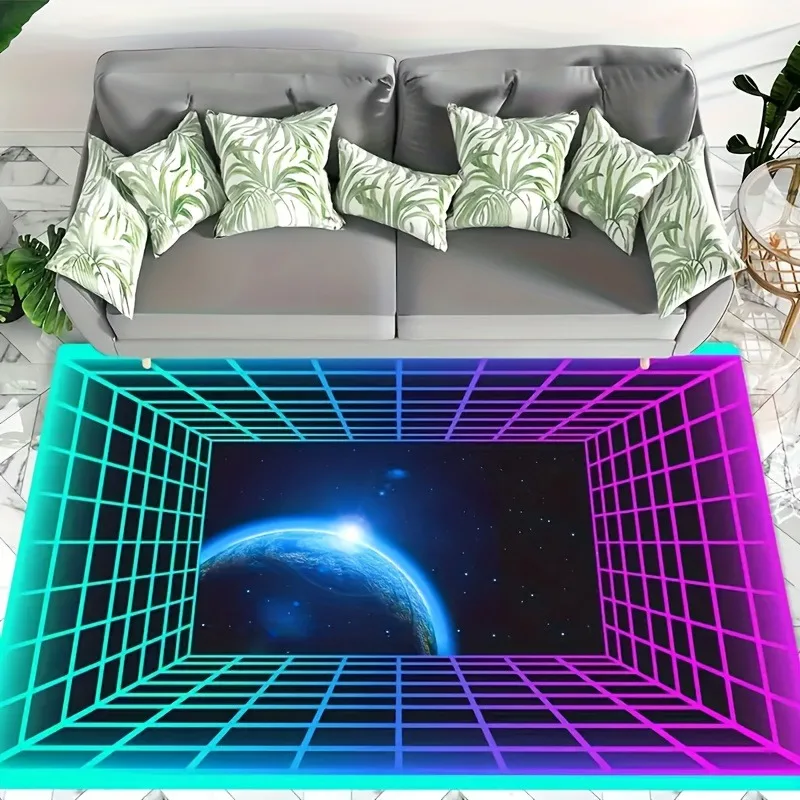 

1PC 3D Pattern Kitchen Rugs Non-Slip Home Door Mats Pop design Bathroom Rug Bath Mat Carpet for Home Sink Laundry Decor