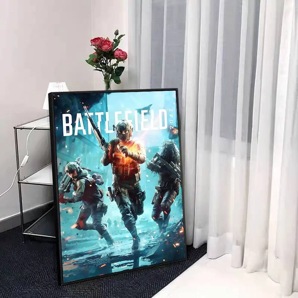 لعبة B-Battlefield ملصقات الفيلم الكلاسيكي HD جودة ملصق جدار الفن اللوحة دراسة الشمال ديكور المنزل