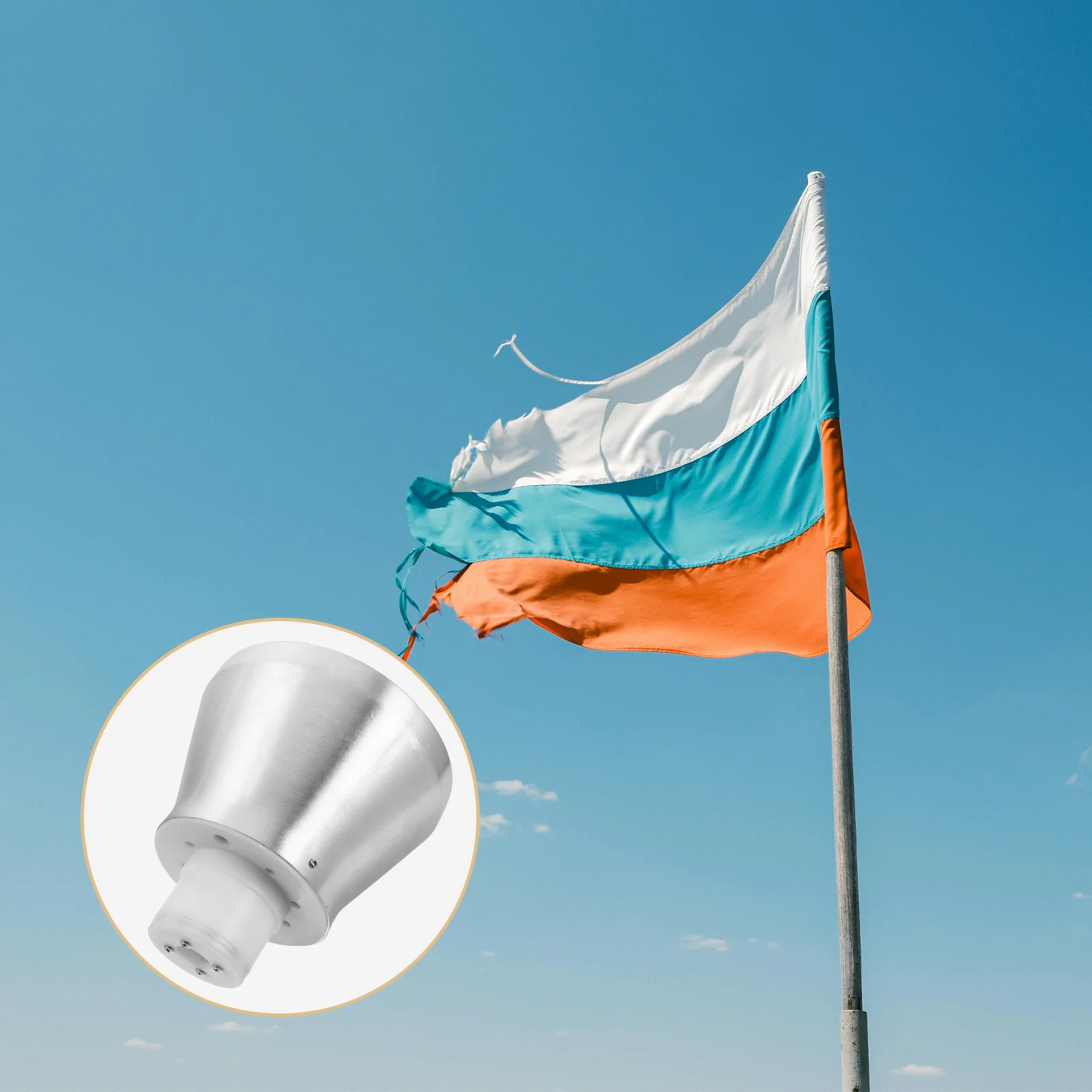 

Flag Pole Parts Accessories Finials Replacement Ball for Top of Flagpole Holder