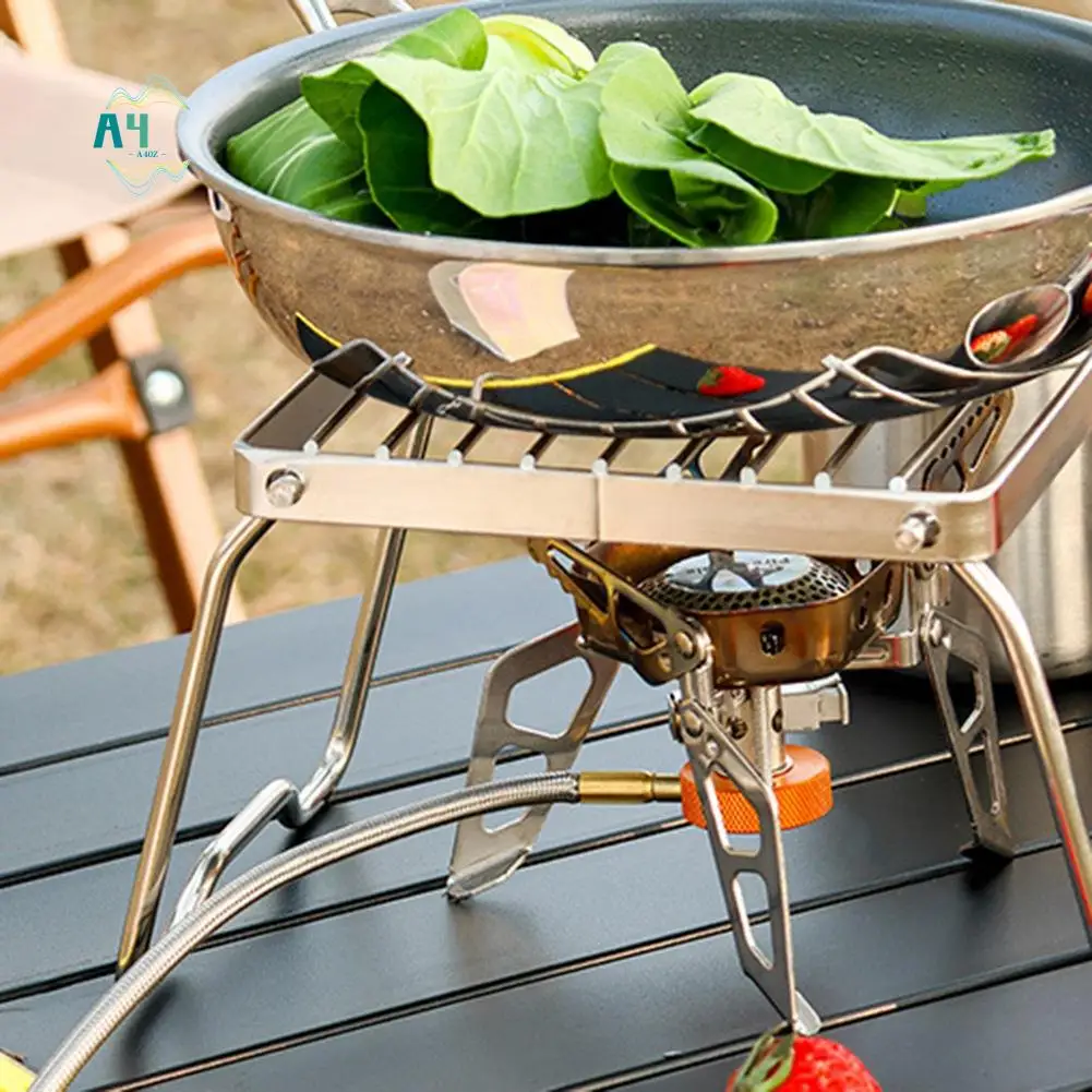 

A40Z-1 PCS Multifunctional Folding Campfire Grill Stainless Steel Camping Grill Outdoor Wood Stove Stand