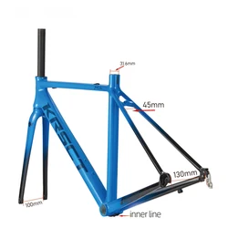 Factory Promotion Hot-Selling Road Bicycle Frame 700C Road Bike Frame With Carbon Fork QR Drop Out 135mm Thread BB Frame