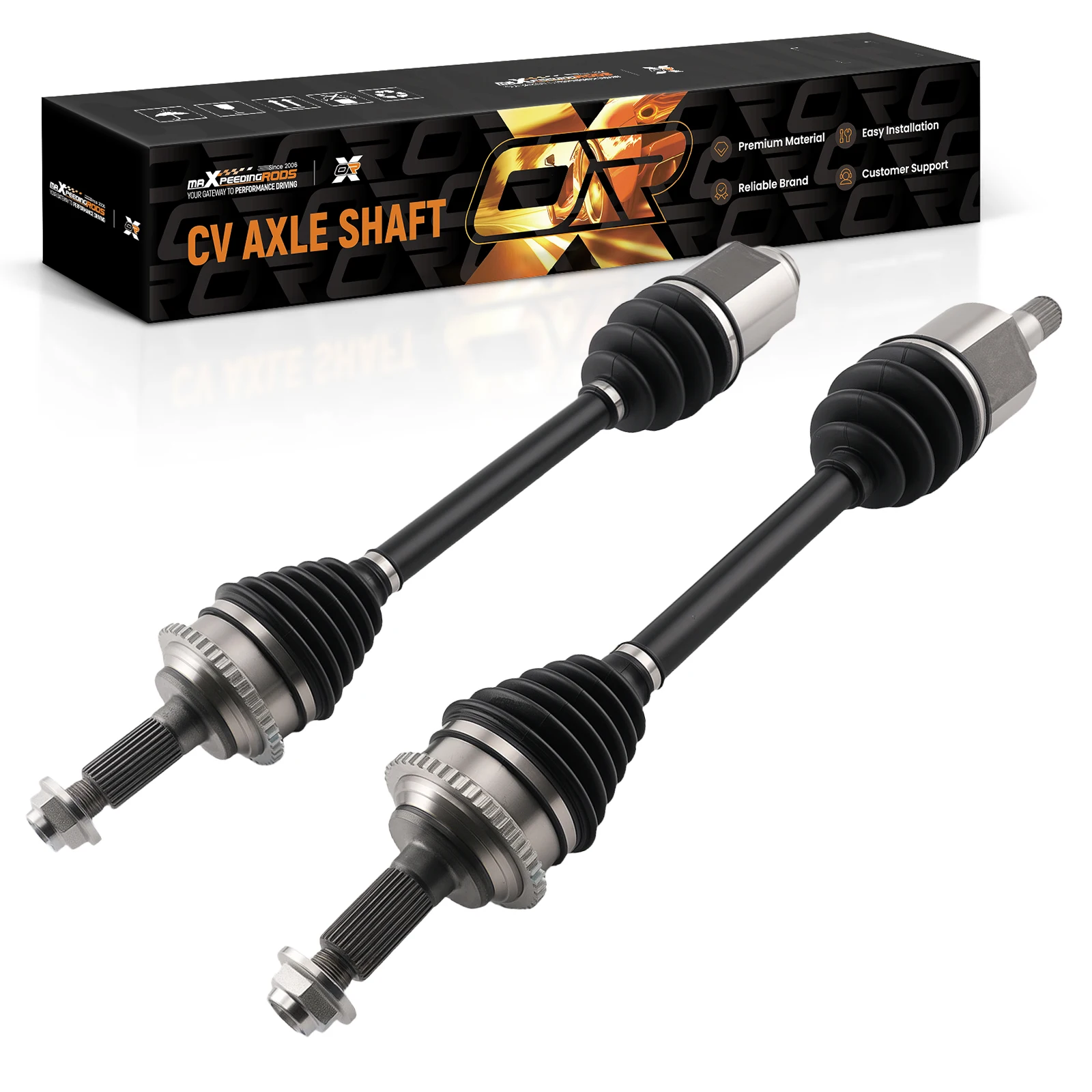 Front Pair CV Axle Joint For Ford Fusion Mazda 6 2.3L 2003 04 05 06 07 08 09