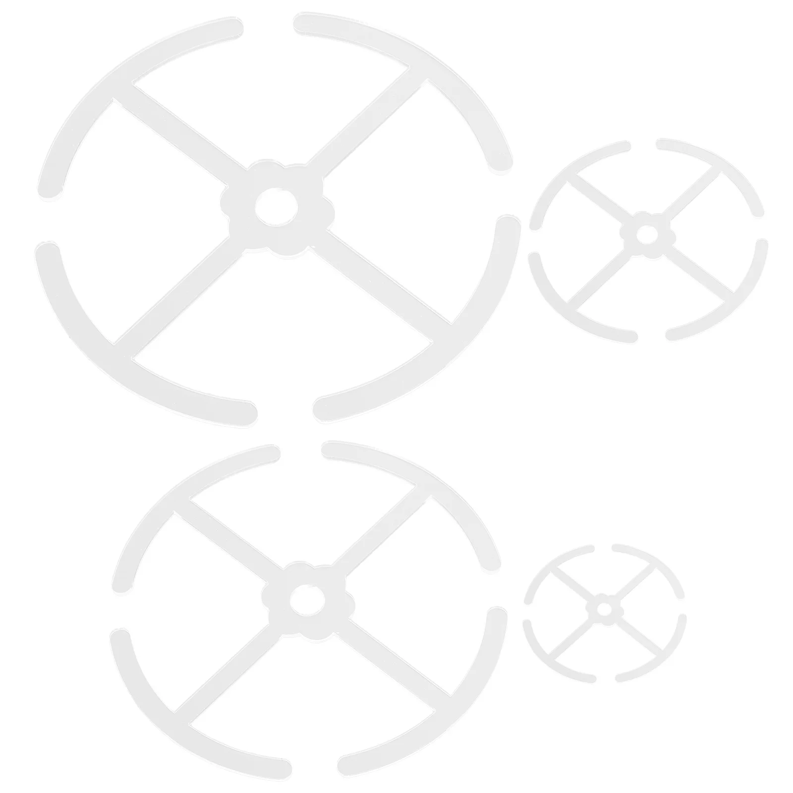 

4Pcs Indoor Plant Stem Holders Acrylic Supports Bonsai Flowerpot Sticks Climbing Accessories Yard Supply Stem Fixing Rack