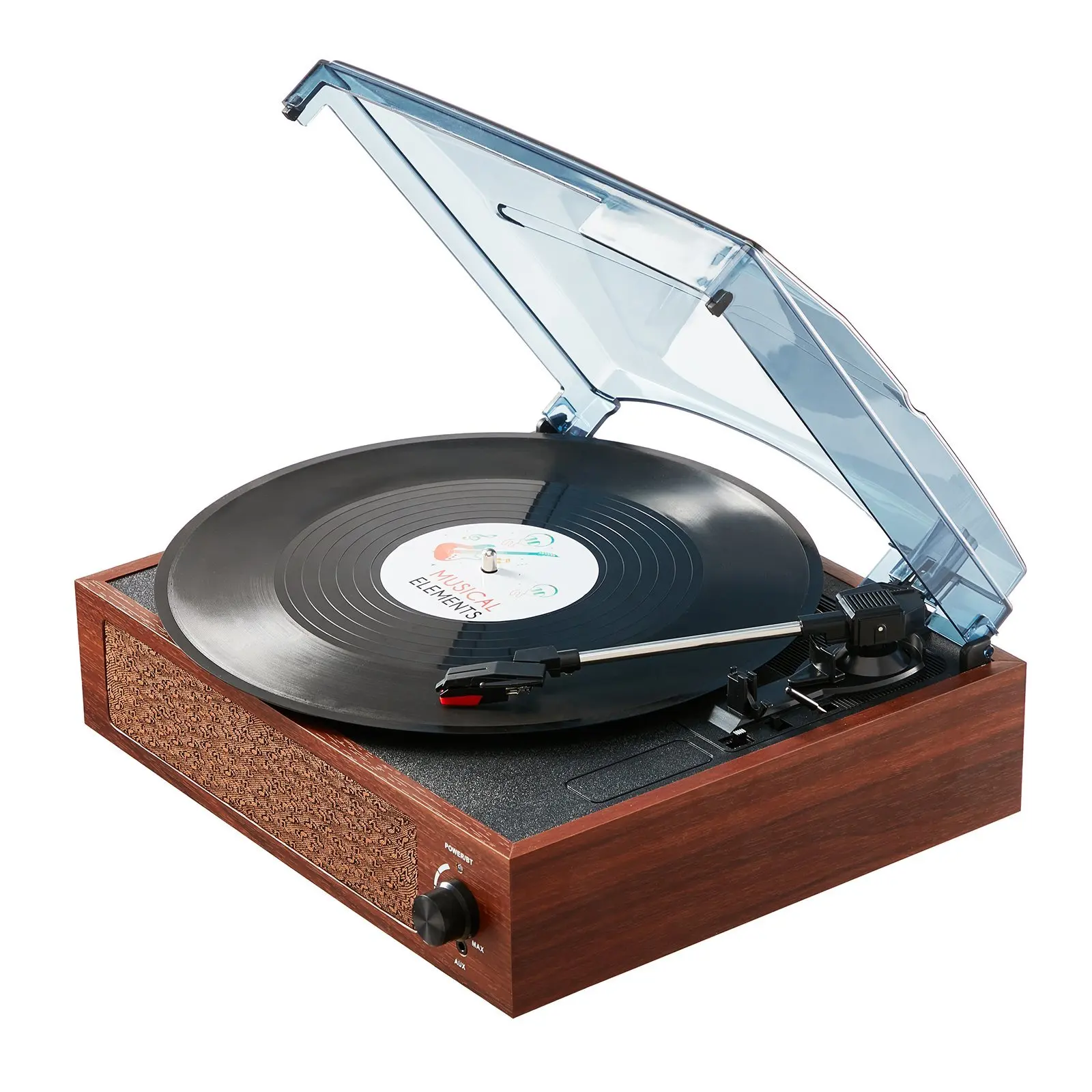 NEW Vinyl Record Player 3-Speed Belt Driven Turntable Player with Built-in 10W Stereo Speakers Magnetic Cartridge Support 3