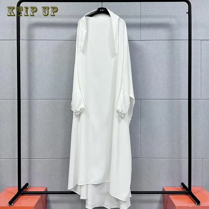 

Hooded Abaya Muslim Women Prayer Garment Hijab Dress Arabic Robe Overhead Kaftan Khimar Jilbab Eid Ramadan Gown Islamic Clothes