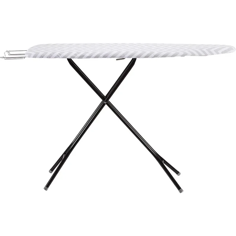 Full-Size Ironing Board - 4-Leg Fold-Up, Chevron Removable Cover