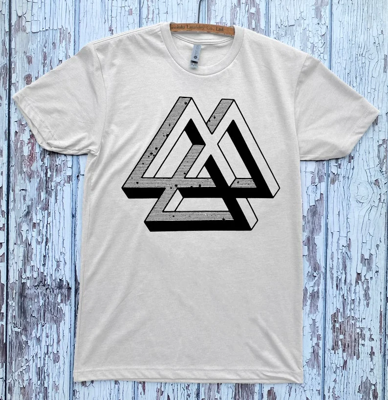 Chemise universelle IMPOSSIBLE DREAMS pour hommes et femmes, T-shirt psychédélique avec sérigraphie, Costume de Style tatouage à géométrie sacrée