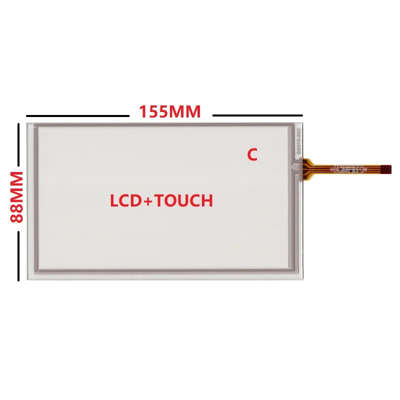 6.2inch DVD Display 721CR60012-A0 LCD Screen HSD062IDW1-A00-A20 Touch Screen Digitizer Panel 155*88mm Car DVD Display