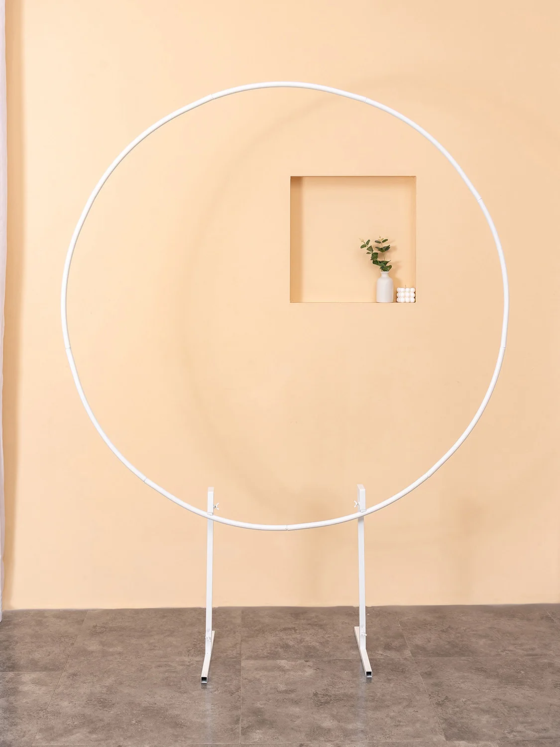 Metal Background Cover Stand Round Heightened Iron Arch Balloon Stand Birthday Party Baby Shower Background Decoration Stand