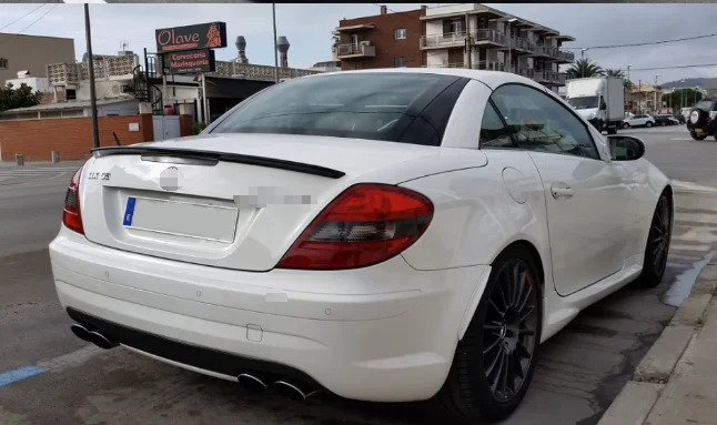 For Mercedes Benz SLK R171 rear lip spoiler tail wing SLK200 SLK300 350 automotive modifications 2004-2010 year