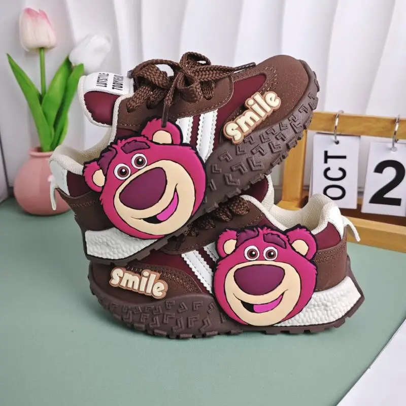 

Cartoon Fashion Children's Board Shoes New Girl's Little White Shoes Student Breathable Training Shoes Comfortable Casual Shoes