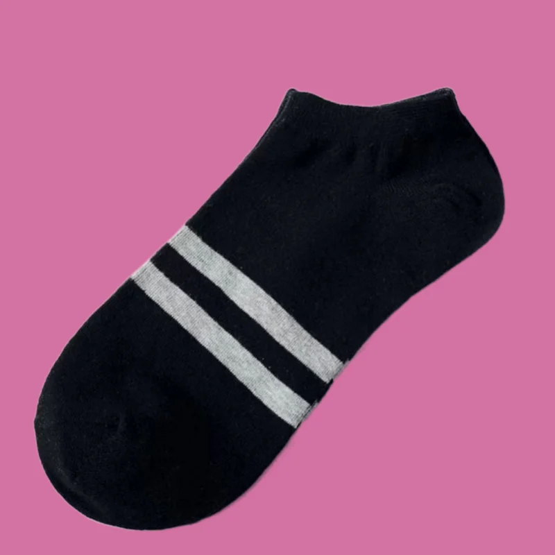 10/20 Pairs Men's Socks Men's Socks Spring and Summer Low-top Shallow Boat Socks Four Seasons Socks Sports Striped Men's Socks