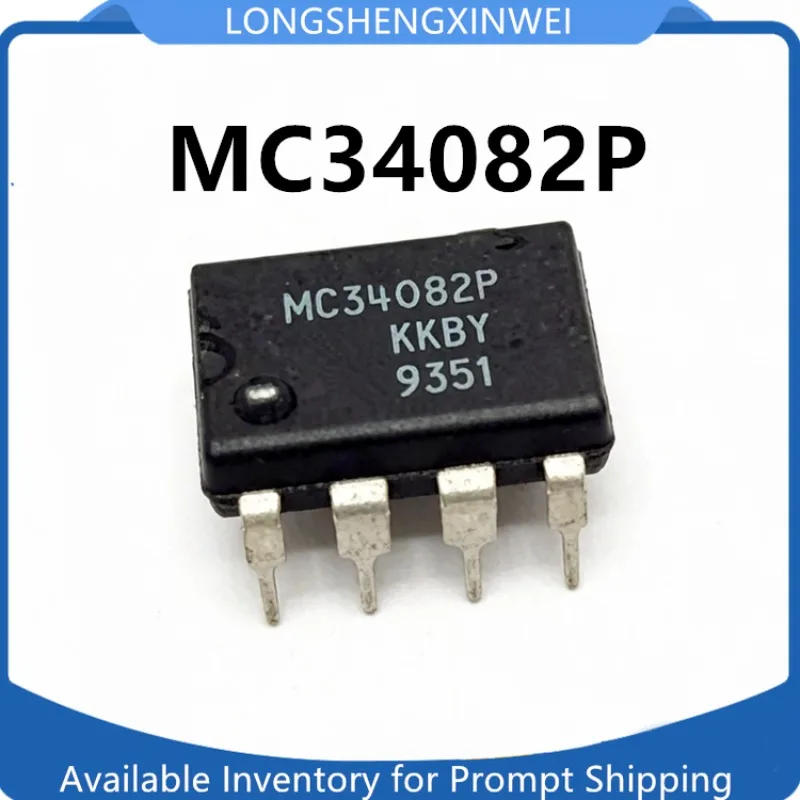 1PCS New MC34082P DIP-8 Operational Amplifier Chip Original in Stock
