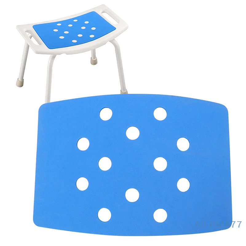 Non-slip Bathroom Bath Chair Stool Cushion Elderly Bath Tub Shower Chair Bench Stool Seat Safe Bathroom Accessories Only Cushion