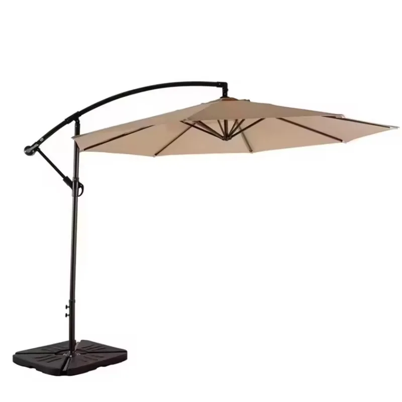 

Best Design Waterproof 8 Steel Ribbed 3m Round Umbrella Garden Full Size Offset Coffee Terrace Outdoor Sun Umbrella Parasol