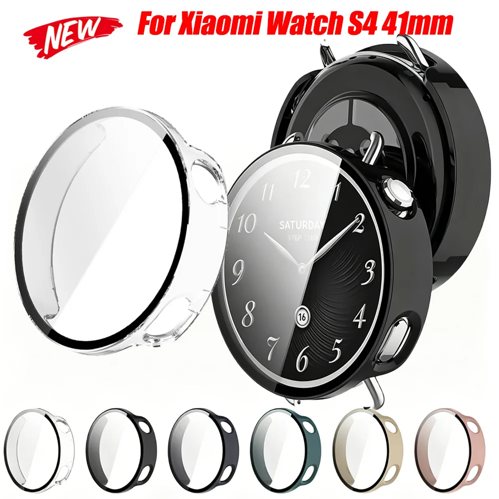 PC Protective Case For Xiaomi Watch S4 41mm Protective Shell Soft Watch Screen Protector Case For Xiaomi S4 41mm Accessories