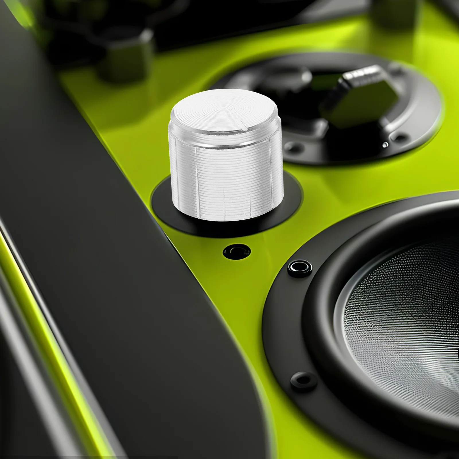 

10 шт. металлическая ручка регулировки громкости для гитарного усилителя, замена потенциометра, вихревой стиль, ручки управления тоном, универсальная посадка