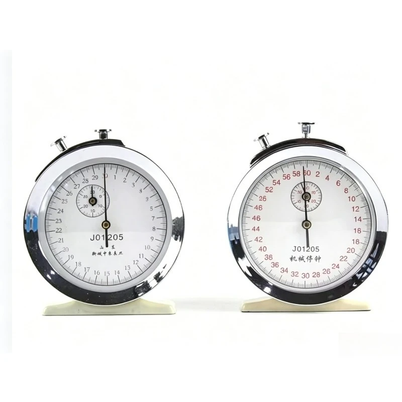 30s 60s Mechanical Chronograph Stop Watch, Manual Timing Counter Timing Device Lab Physics Teaching Experiment Accessory