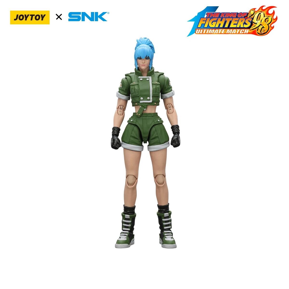 [예약 주문] JOYTOY SNK 1/18 액션 피규어 KOF'98UM Ikari Warriors Team 3PCS 애니메이션 군사 모델