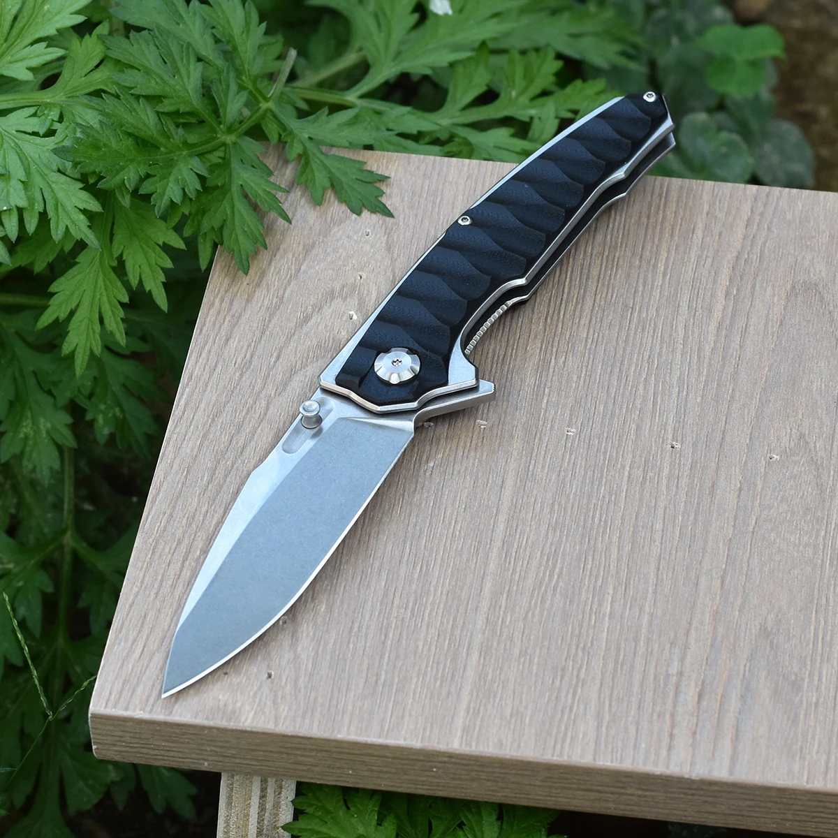New M390 Steel Pocket Knife G10 Handle Outdoor Camping Knife Fruit Portable  EDC Tool