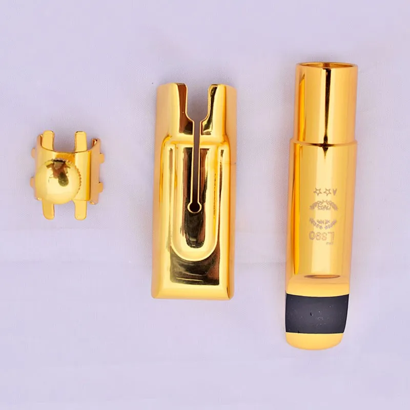 New MFC Professional Tenor Soprano Alto Saxophone Metal Mouthpiece Advanced Gold Plating Sax Mouth Pieces Accessories