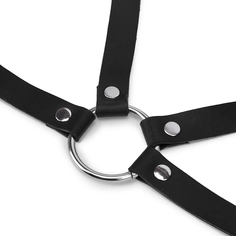 Sexy Women\'s Harness Bra Bondage Cage Underwear Suspenders Leather Harness Bdsm Lingerie Sword Belt Straps Gothic Decor Belt