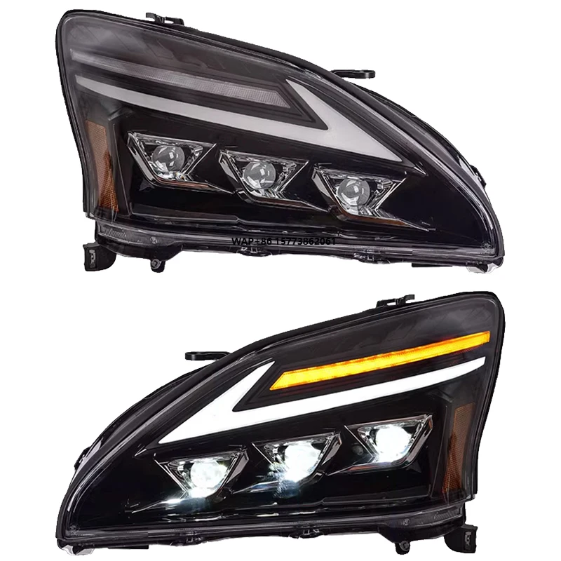 

2 Pieces for RX RX300 RX350 400H Headlights Facelift 2004-2008 Car Accessories Headlight Plug and Play LED Head Lamp Light