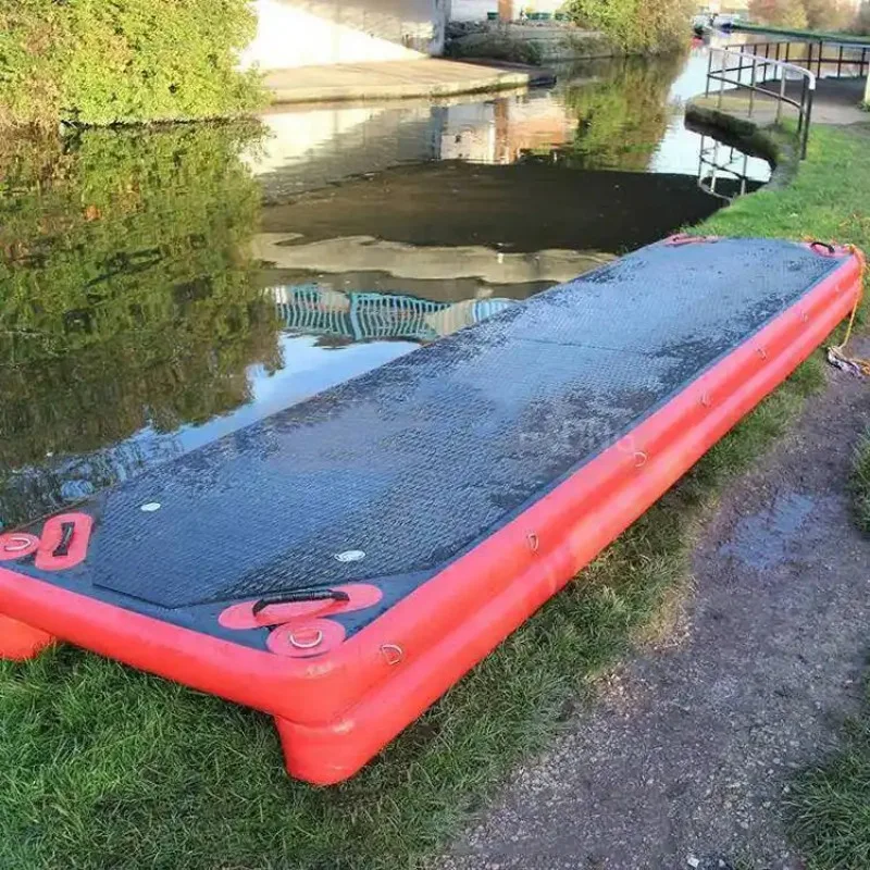 Rescue Floating Bridge Fire Floating Air Cushion Segmented Surface Rescue Walkway Floating Board Search and Rescue Platform