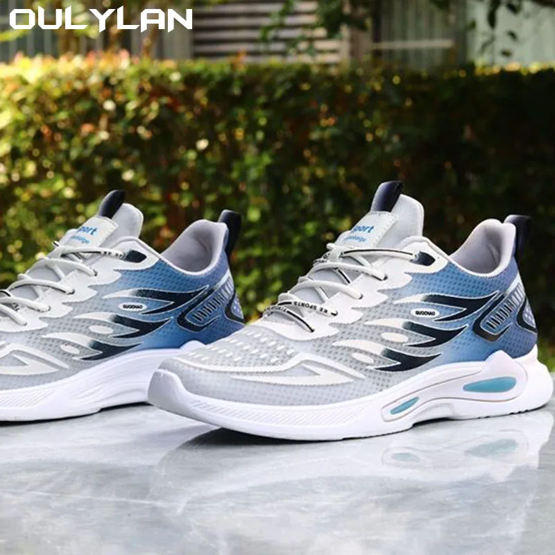 Men's Sneakers Lightweight Wear-resistant Anti Slip Running Shoes Casual Mesh Footwear Male Summer Outdoor Sports Shoes