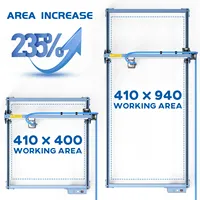 Sculpfun S10 Engraving Area Expansion Kit S30 Engraving Machine Y-axis Extension Kit Engraving Area To 940x410mm V-Slot Alum