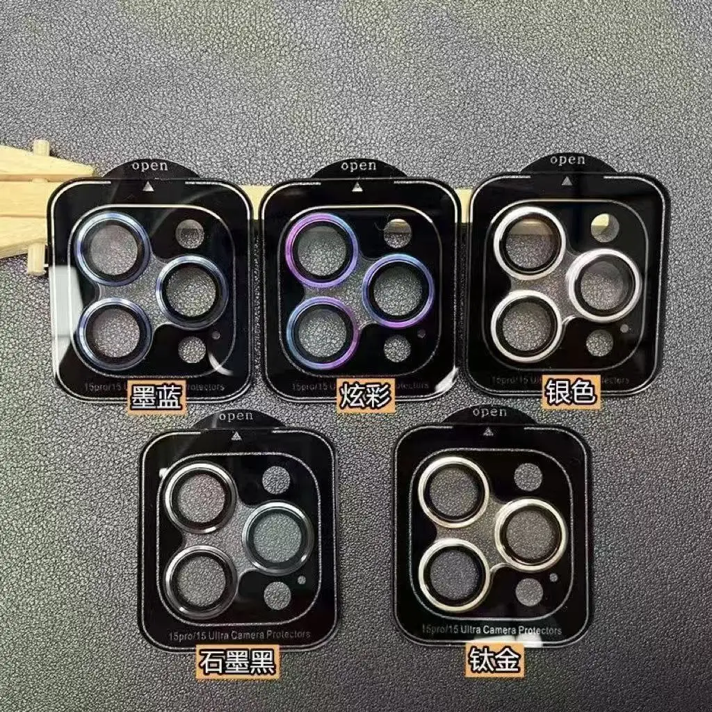 2-3Pcs Rosa Kamera Objektiv Schutz Abdeckung Für 17 Pro Max Air 16 Plus 15 14 13 17 Pro gehärtetem Glas Schutz Telefon Zubehör