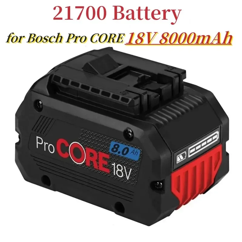 

21700 battery composition 18V 8000mAh ProCORE Ersatz Batterie Professionelle System Cordless Werkzeuge BAT609 BAT618 GBA18V80